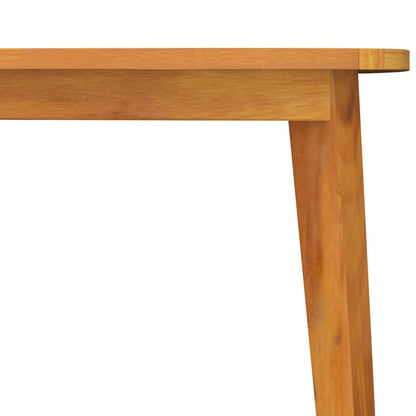 Mesa de jardín madera maciza de acacia 85x85x75 cm