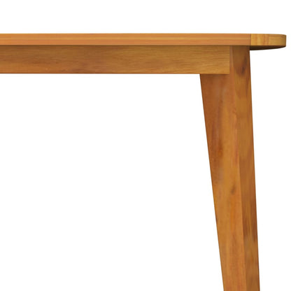 Mesa de jardín madera maciza de acacia 110x110x75 cm