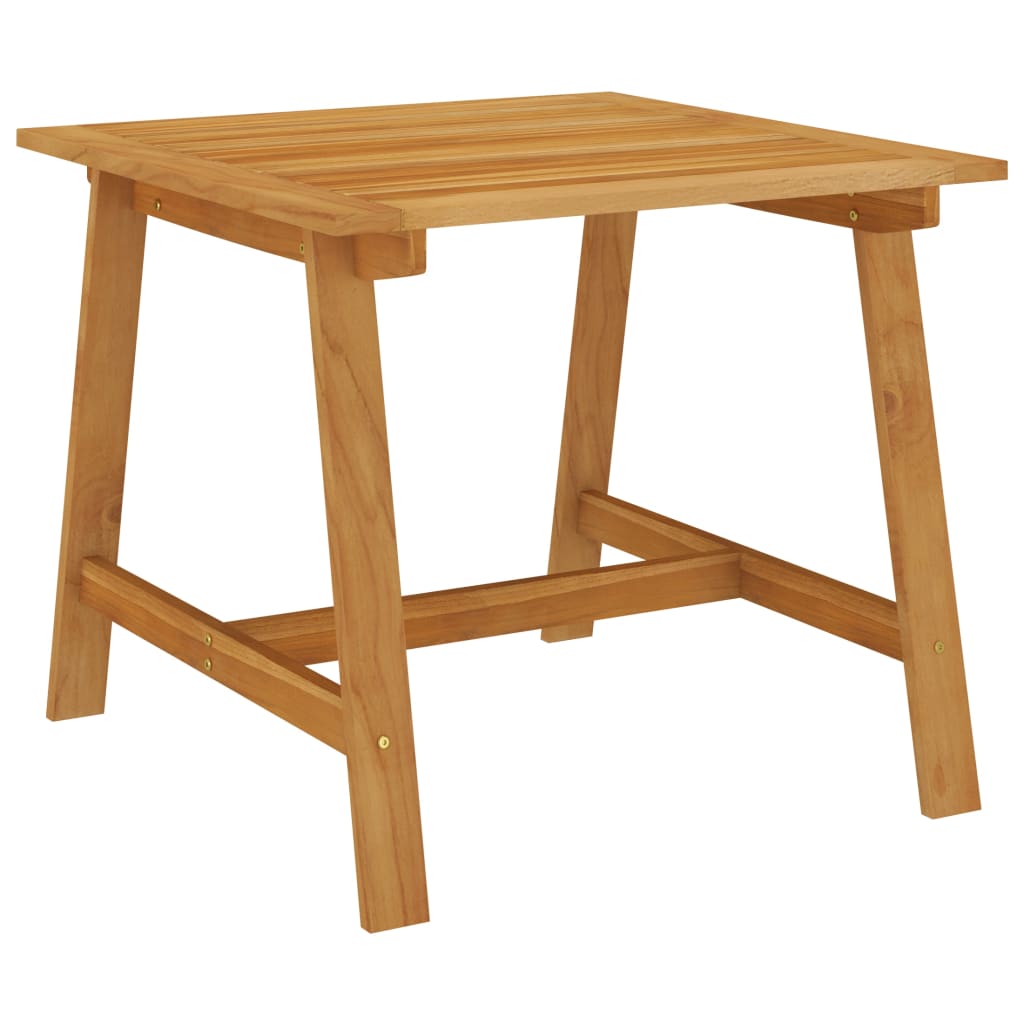 Mesa de comedor de jardín madera maciza de acacia 88x88x74 cm