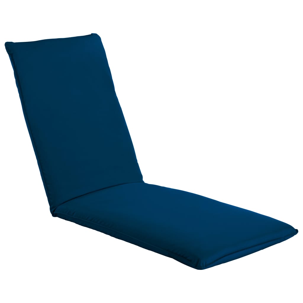 Tumbona plegable de tela Oxford azul marino