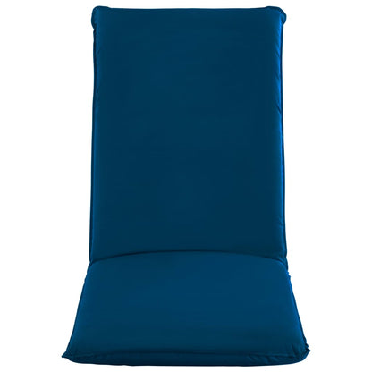 Tumbona plegable de tela Oxford azul marino