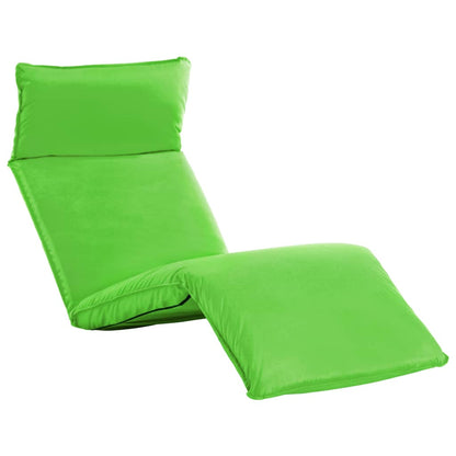 Tumbona plegable de tela Oxford verde