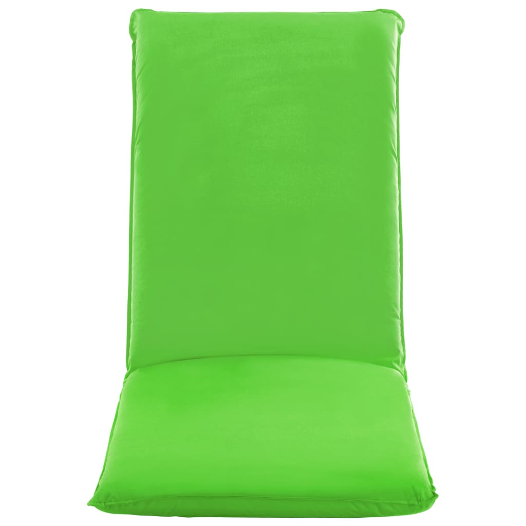 Tumbona plegable de tela Oxford verde