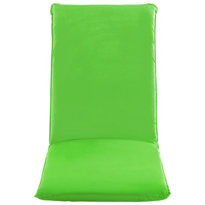 Tumbona plegable de tela Oxford verde