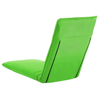 Tumbona plegable de tela Oxford verde