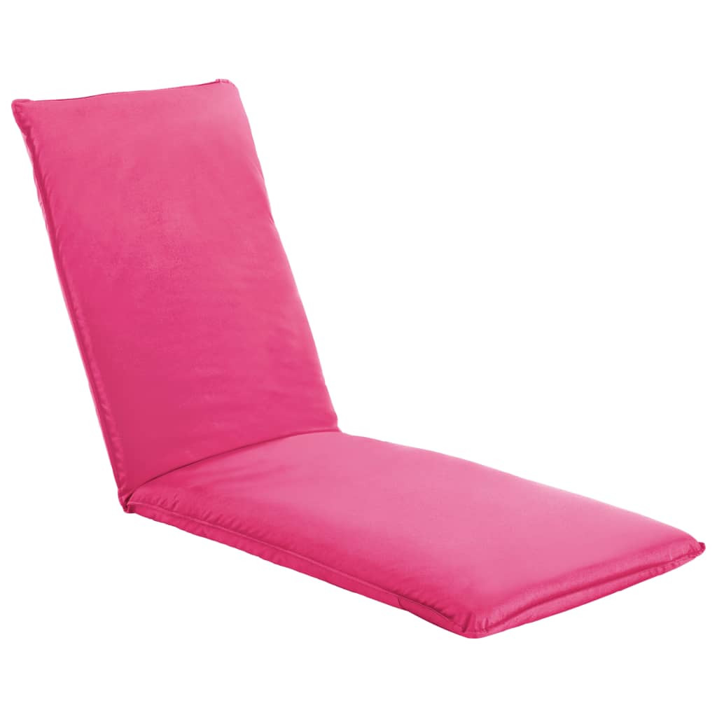 Tumbona plegable de tela Oxford rosa