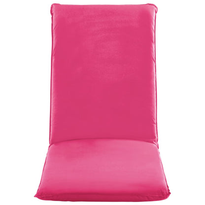 Tumbona plegable de tela Oxford rosa