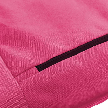 Tumbona plegable de tela Oxford rosa