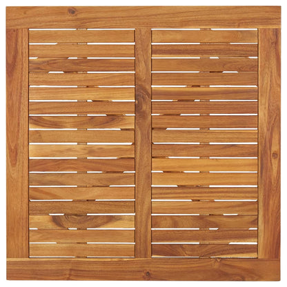 Mesa de jardín madera maciza de acacia 85x85x75 cm