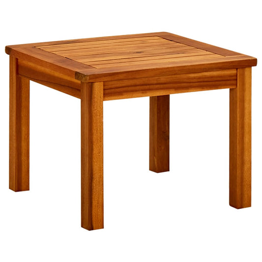 Mesa de centro de jardín madera maciza de acacia 45x45x36 cm