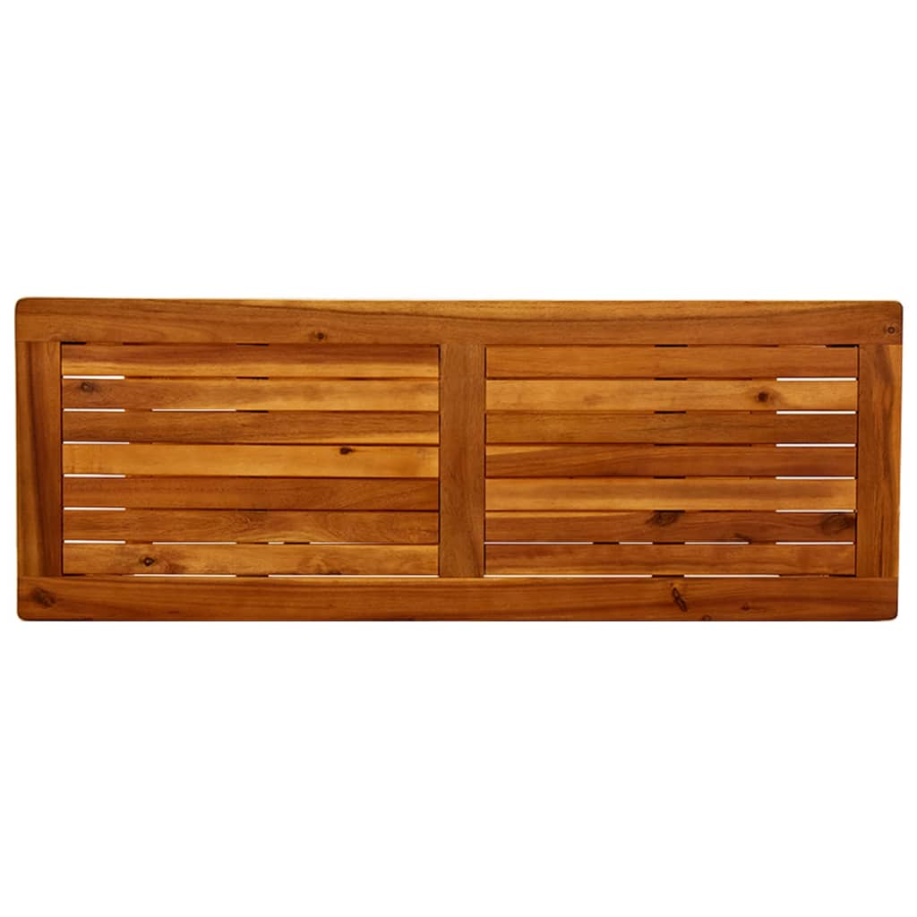 Mesa consola de jardín madera maciza de acacia 110x40x75 cm