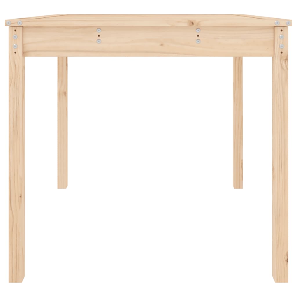 Mesa de jardín madera maciza de pino 82,5x82,5x76 cm