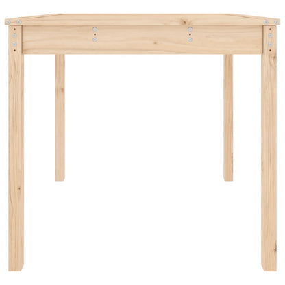 Mesa de jardín madera maciza de pino 82,5x82,5x76 cm