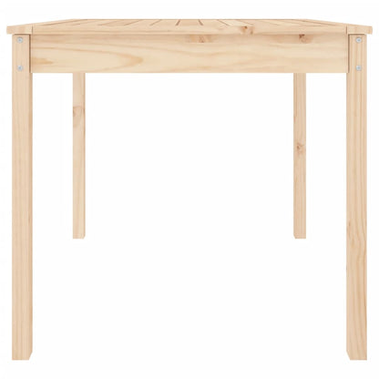 Mesa de jardín madera maciza de pino 82,5x82,5x76 cm