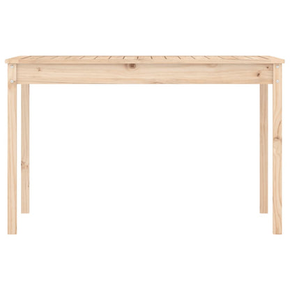 Mesa de jardín madera maciza pino 121x82,5x76 cm