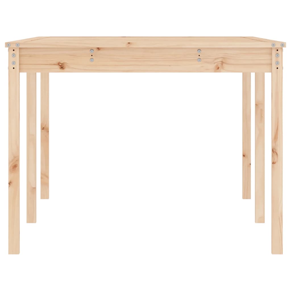 Mesa de jardín madera maciza de pino 203,5x100x76 cm