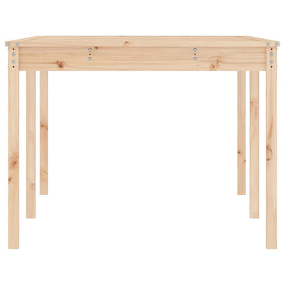 Mesa de jardín madera maciza de pino 203,5x100x76 cm