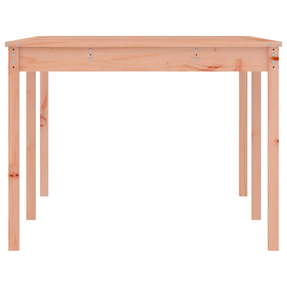 Mesa de jardín madera maciza de abeto Douglas 203,5x100x76 cm